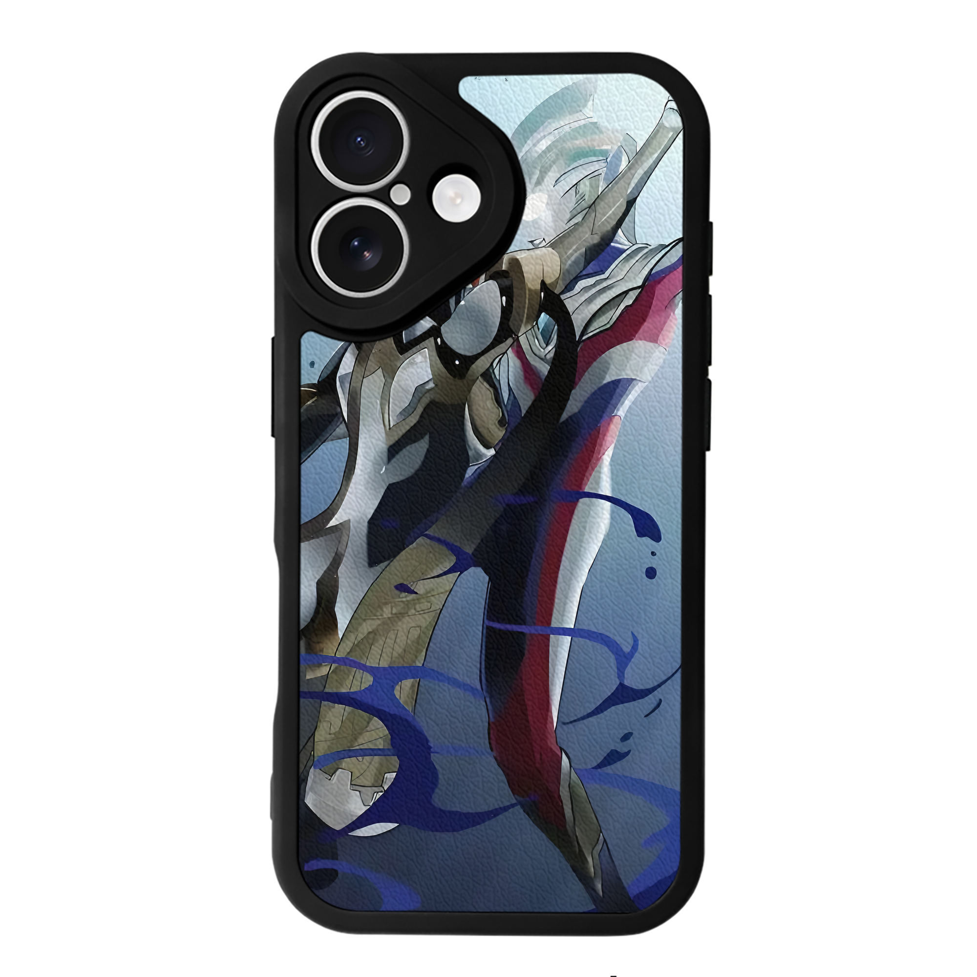 （画像用） ウルトラマン Ultraman 【iPhone 16シリーズ対応】シリコンスマホケース（レザー調） 材質：シリコン